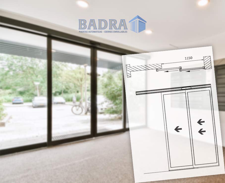 puertas automaticas de cristal para comunidades de vecinos